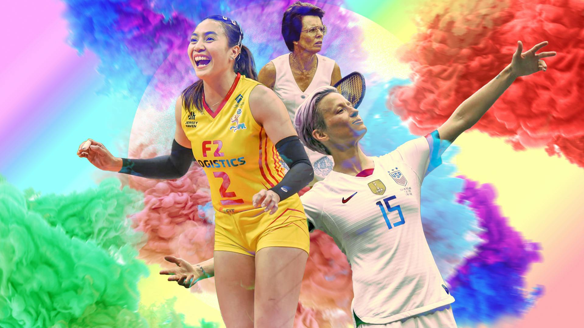 Female athletes who embodied pride in skill, passion, and love